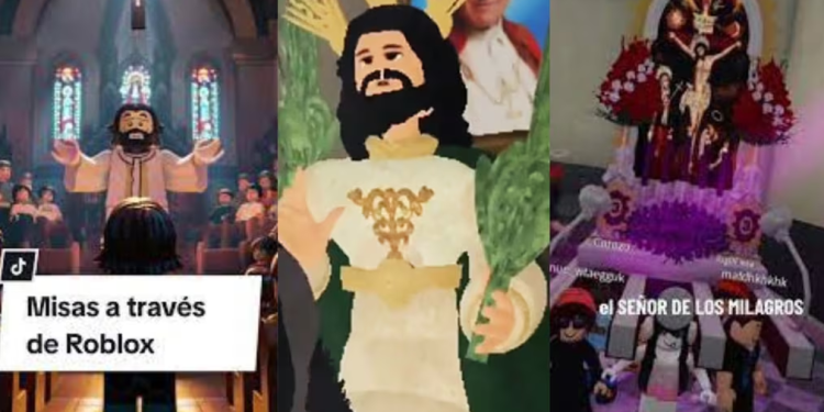 En Perú celebran misas en Roblox y la transmiten por TikTok