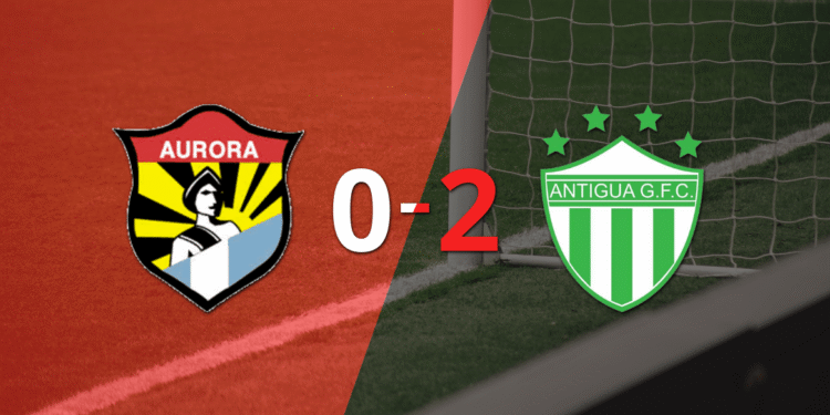 Antigua GFC impone su jerarquía y vence 2-0 a Aurora FC en el Clausura 2026