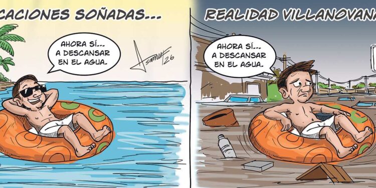 El sueño de las vacaciones: una reflexión gráfica sobre el descanso que muchos anhelan
