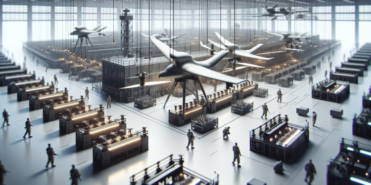 Empresa de defensa invierte $82M en fábricas de drones móviles