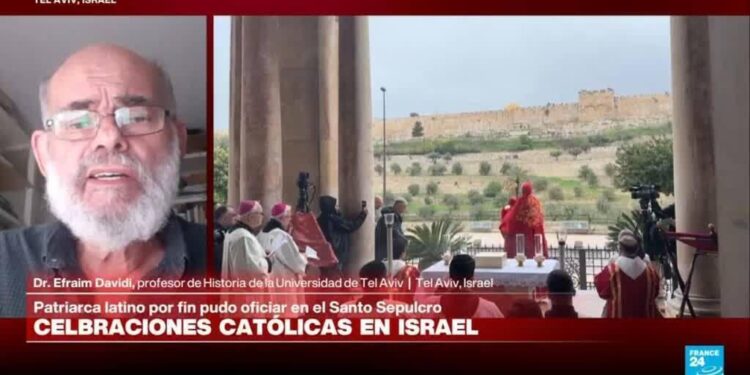 Patriarca Latino de Jerusalén no pudo oficiar misa de Domingo de Ramos en el Santo Sepulcro por tensiones en la ciudad