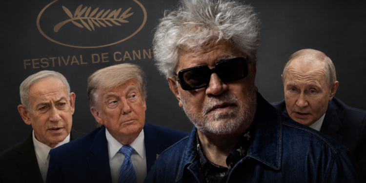 Almodóvar y Bardem critican a Trump, Putin y Netanyahu en Cannes