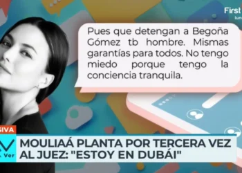 Actriz española critica sistema judicial tras faltar tercera vez a audiencia