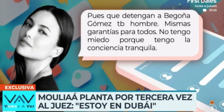Actriz española critica sistema judicial tras faltar tercera vez a audiencia