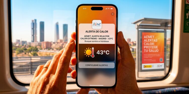 Cómo configurar alertas de calor extremo en tu celular