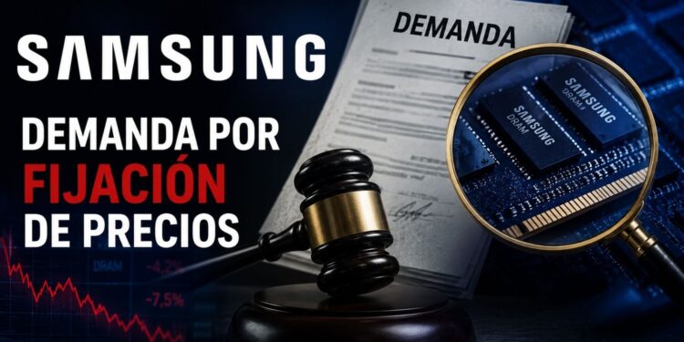 Samsung enfrenta nueva demanda por manipulación de precios en memoria RAM