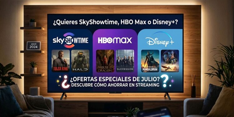 Ahorra en streaming este julio: descuentos y pruebas gratis disponibles