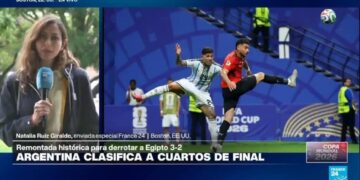 Argentina avanza a cuartos tras épica remontada ante Egipto