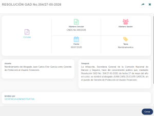 CNBS emite nuevas regulaciones para instituciones financieras