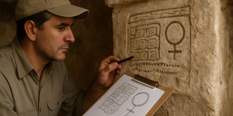 Descubren la firma de un astrónomo maya que estudió Venus hace 1.200 años