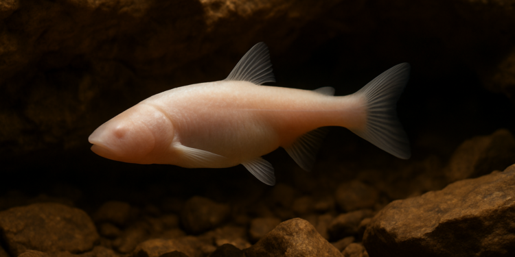 Descubren pez sin ojos en cueva de Alabama: especie extremadamente rara