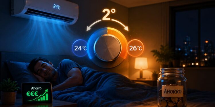 Dos grados menos en el aire: cómo ahorrar dinero mientras duermes