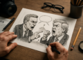 El humor político en la caricatura: reflejo de debates actuales