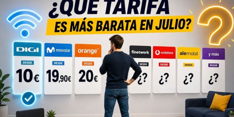 Internet por fibra bajo 20 euros: opciones para ahorrar en verano