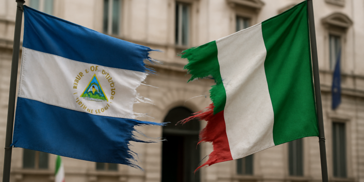 Nicaragua rompe relaciones diplomáticas con Italia tras tensiones políticas