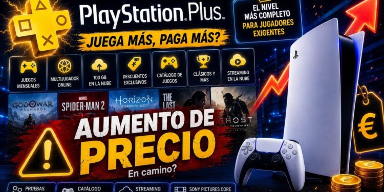 Sony prepara otro aumento de precio en PlayStation Plus