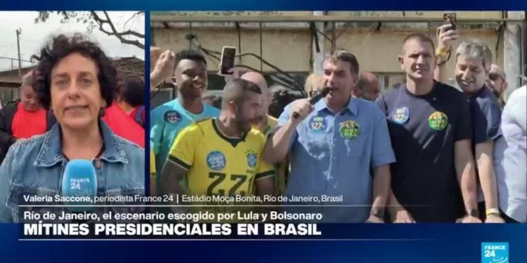 Brasil: Lula y Bolsonaro cierran campaña con actos simultáneos en Río