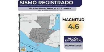 Terremoto de 4.6 grados sacude Guatemala y suma miles de sismos