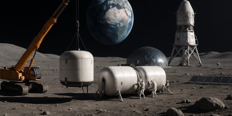 La NASA acelera construcción de base lunar: primeros módulos llegarán este año