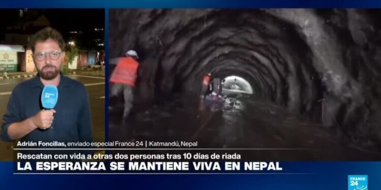 Milagro en Nepal: Rescatan con vida a dos hombres tras 9 días atrapados