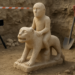 Turquía: Descubren estatua de 11.000 años con humano sobre leopardo