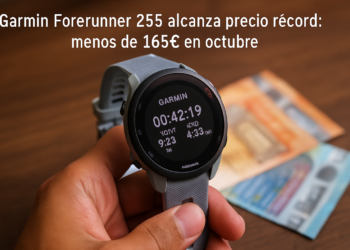 Garmin Forerunner 255 alcanza precio récord: menos de 165€ en octubre
