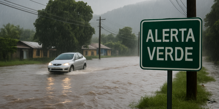 Honduras en alerta verde por lluvias intensas y riesgo de inundaciones