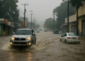 Lluvias torrenciales inundan San Pedro Sula; emergencia vigente